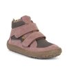 Trzewiki FRODDO G3110254-6 GREY/PINK barefoot dziewczęce na rzepy
